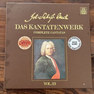J. S. Bach Das Kantatenwerk Complete Cantatas Vol 23 2xLP Box Set 1979 Teldec